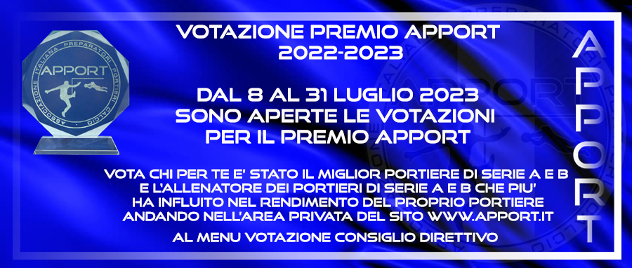 Votazione Premio Apport 2023